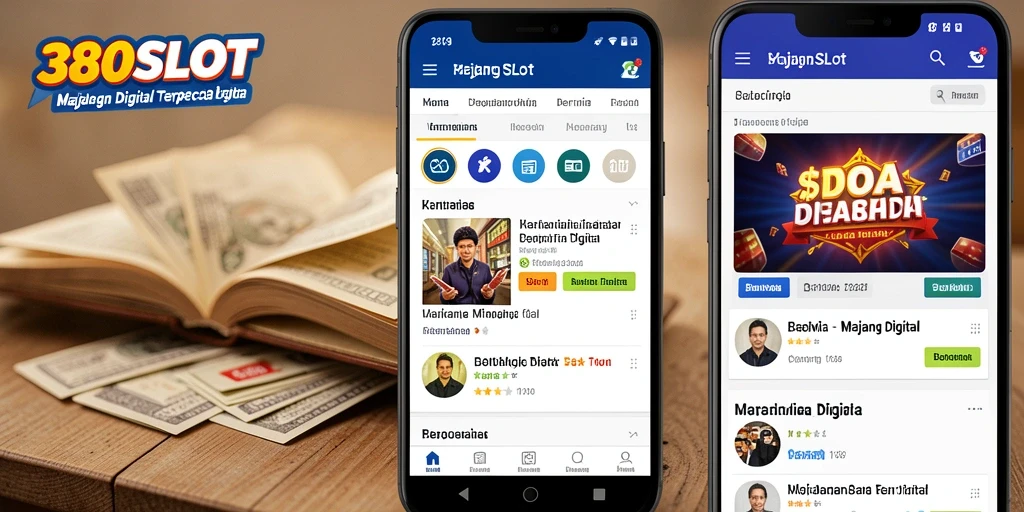 Antarmuka aplikasi 380SLOT yang menarik dan informatif.