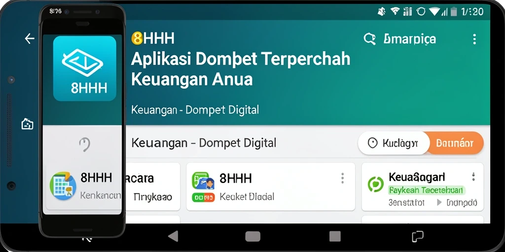 Antarmuka 8HHH yang modern dan mudah digunakan untuk Dompet Digital.