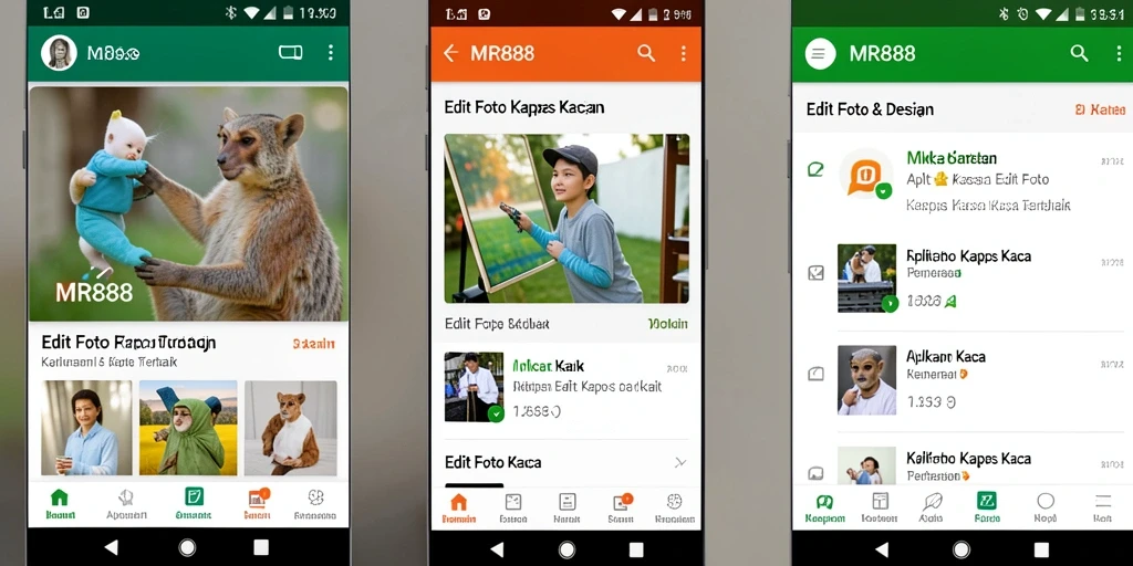 Antarmuka intuitif untuk Edit Foto Kertas Kaca di MR888.
