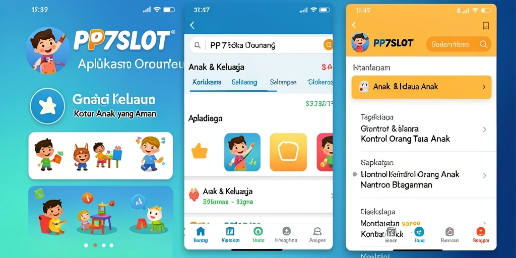 Tampilan antarmuka utama PP7SLOT yang user-friendly dan fitur kontrol lengkap.