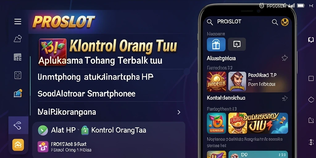 Antarmuka aplikasi PROSLOT yang intuitif dan mudah digunakan.