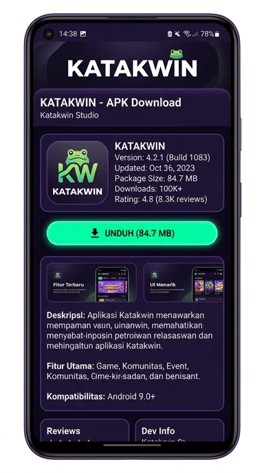Unduh dan Instal APK Katakwin untuk Pengguna Android